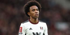 Willian 'could join Al-Shabab' just TWO WEEKS after penning his new deal at Fulham, with the Saudi Arabian side 'approaching the veteran winger with a lucrative offer'