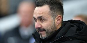 Brighton boss Roberto De Zerbi to AVOID punishment for insisting he dislikes '80 percent of referees' - infuriating Arsenal who feel they are being singled out after Mikel Arteta was charged after his Newcastle outburst