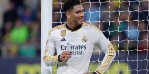 Jude Bellingham breaks goalscoring Real Madrid record set by Cristiano Ronaldo as England star nets his FOURTEENTH goal for Spanish giants during 3-0 win over Cadiz