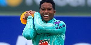 Real Madrid-bound wonderkid Endrick, 17, appears to punch an opponent in Brazilian league game - but escapes a card - after losing his temper during a tussle