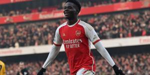 Arsenal 2-1 Wolves: Early strikes by Bukayo Saka and Martin Odegaard send the Gunners four points clear of Man City at Premier League summit but Matheus Cunha's strike ensured a nervy finale at the Emirates