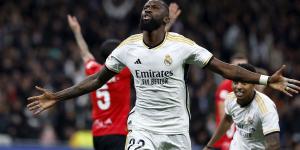 Real Madrid stutters to victory over Mallorca thanks to Rudiger header