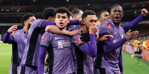 Arsenal 0-2 Liverpool: Wasteful Gunners are dumped OUT of FA Cup as a late Jakub Kiwior own goal and Luis Diaz stoppage-time strike steer Jurgen Klopp's side win third-round tie at the Emirates