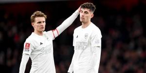 Kai Havertz is 'shackled' as Arsenal's No 9 as Mikel Arteta 'DESTROYS him psychologically' by playing him there, Chris Sutton says on It's All Kicking Off