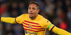 Barcelona's teen substitute Vitor Roque scores and gets sent off in just 13 minutes during their 3-1 win over Alaves, with Lewandowski and Gundogan also scoring for the visitors