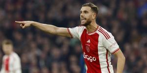 Jordan Henderson FINALLY makes his debut for Ajax in a 1-1 draw against runaway Eredivisie leaders PSV...with Gareth Southgate in attendance to watch the ex-Liverpool skipper's first outing since his dramatic Saudi exit
