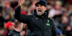 Jurgen Klopp FUMES at Anfield crowd as he furiously waves his arms in the air at the negativity heard from the stands after Liverpool went behind against Luton