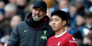 AADAM PATEL: Wataru Endo has quietly become one of Liverpool's unsung heroes... after a difficult start to his Anfield career, the Japanese midfielder is determined to end Jurgen Klopp's reign on a high