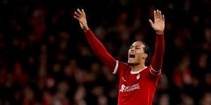 Virgil Van Dijk delivers emotional speech to Liverpool youngsters ahead of kick-off at Anfield... with Reds captain urging them to be 'brave and stick together' in FA Cup clash against Southampton