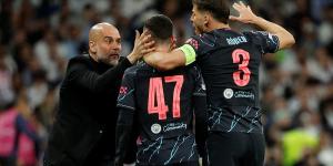 Pep Guardiola hails Man City's emotional maturity as stars 'adapt to the chaos' against Real Madrid with Kevin De Bruyne vomiting pre-match and players unhappy with Bernabeu pitch