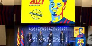 كواليس تجديد أنسو فاتي تعاقده مع برشلونة حتى 2027