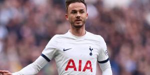 James Maddison reveals Tottenham's title ambitions as the Spurs star admits 'it's annoying' watching Arsenal, Man City and Liverpool battle for the Premier League crown