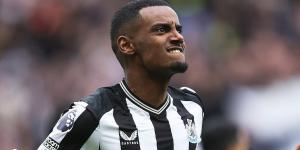 Newcastle 4-0 Tottenham: Alexander Isak scores twice as Magpies bolster European hopes with ANOTHER thrashing over Spurs at home... while Micky van de Ven endures a nightmare afternoon