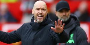 Man United players 'believe Erik ten Hag is resigned to the sack' at the end of the season and have 'noticed a change in his demeanour' - with 'Graham Potter in line to take over'