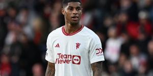Marcus Rashford is 'set to STAY at Man United' with PSG showing no interest in the move due to his 'struggles on and off the pitch' as it is believed transfer talk was 'used to improve the terms of his contract'