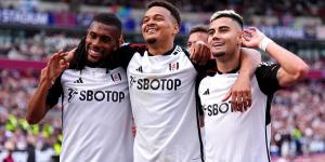 West Ham 0-2 Fulham: David Moyes' side are booed off the pitch ahead of crucial European night as Andreas Pereira strikes twice for the visitors