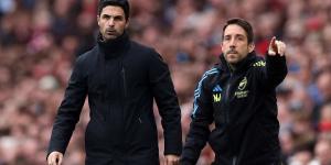 Mikel Arteta 'wants former Man United star to take new Arsenal role', with the Gunners boss to attempt to 'persuade his ex-team-mate to join him at the Emirates'