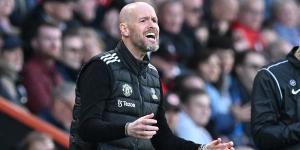 Erik ten Hag's problems continue to mount as Man United stumble again with dressing-room unrest taking its toll, Casemiro 'looking like he's in Soccer Aid' and a hasty press conference exit