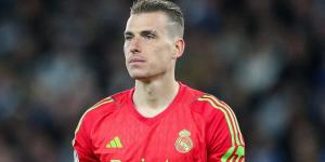 Andriy Lunin leaves fans puzzled with bizarre period of play just SECONDS into Real Madrid's Champions League win over Man City: 'Starting to worry about him!'