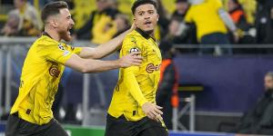 Borussia Dortmund move into Champions League quarter-finals