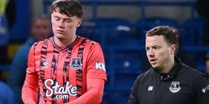 Scotland fear Nathan Patterson could be OUT of Euro 2024... as the Everton full-back travels to London to see a specialist after injuring his hamstring in 6-0 defeat by Chelsea