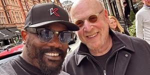 Joel and Avram Glazer arrive in London ahead of Man United's semi-final clash with Coventry as boxer Derek Chisora stops his 'old friend' for a selfie