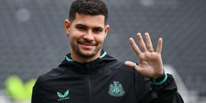 Newcastle star Bruno Guimaraes 'hints he will STAY at the club' after splashing £4MILLION on house in the North East - as Premier League rivals prepare to tempt Brazil star away from Tyneside