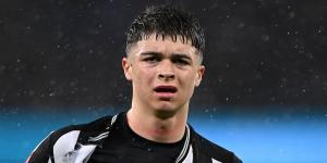 NEWCASTLE NOTEBOOK: The search for Dan Ashworth's replacement approaches its final phase, Lewis Miley is set to miss the rest of the season... while Toon stars celebrated Spurs win with the Wealdstone Raider!