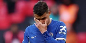 Thiago Silva, 39, reveals he HAS made a call on his Chelsea future and claims fans will 'find out in the coming days' - after the centre back was seen crying following the Blues' FA Cup defeat by Man City