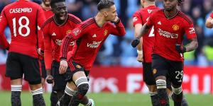 Rio Ferdinand blasts Antony for taunting Coventry's players after Man United's dramatic FA Cup semi-final shootout win as he urges senior members of the squad to warn the winger 'that don't happen here'