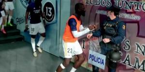 Antonio Rudiger attempts to scare a policeman as Real Madrid defender shows his funny side ahead of El Clasico victory over Barcelona