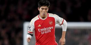 Fans rage as Nicolas Jackson 'gets away' with 'deliberately stomping' on Takehiro Tomiyasu during Arsenal's clash with Chelsea