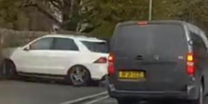 Terrifying moment white car smashes through wall of primary school, leaving classroom in ruins but miraculously injuring no pupils