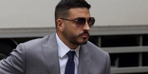 Football agent, 45, appears in court as trial into claims he sent a 'threatening' email to ex-Chelsea chief Marina Granovskaia demanding payment over Kurt Zouma's £29m transfer to West Ham begins