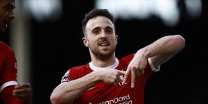 Liverpool suffer fresh injury blow as Jurgen Klopp reveals Diogo Jota is OUT for the next two weeks... with the Portuguese set to miss crucial games against Everton and Spurs