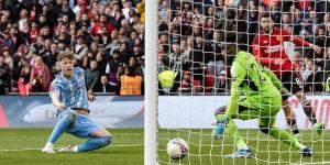 Coventry's Victor Torp breaks his silence over his disallowed last-gasp winner in FA Cup semi-final defeat by Man United... before Championship side were dumped out on penalties