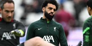 Liverpool fans claim Mohamed Salah has 'checked out' after 'sulking' during pre-match warm-up... after Egypt star was DROPPED to the bench for their visit to West Ham