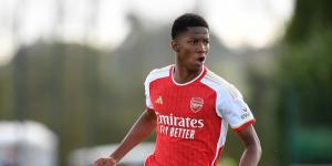 Arsenal teenager Chido Obi scores SEVEN goals for the Under-19s - including a 17-minute hat-trick - as academy starlet breaks Folarin Balogun's single-season record in 9-0 Norwich rout