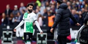 Jamie Carragher calls Mohamed Salah 'daft' for his 'if I speak, there will be fire' remark to reporters after touchline spat with Jurgen Klopp that overshadowed Liverpool's 2-2 draw at West Ham
