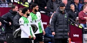 Mohamed Salah's touchline spat with Jurgen Klopp is inexcusable. He crossed a line no player should ever cross by behaving like a spoilt child, writes OLIVER HOLT