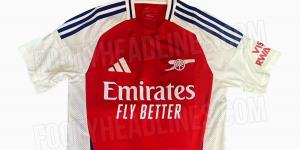 'This is atrocious': Arsenal fans react as their new home shirt for next season is leaked online - they absolutely hate the back of it