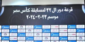 الكشف عن نتائج قرعة دور الـ32 من بطولة كأس مصر