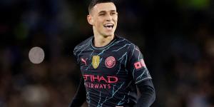 Revealed: The top six stars in the FWA Footballer of the Year voting as Phil Foden is crowned the winner - with just TWO foreign players included