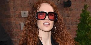 Jess Glynne and girlfriend Alex Scott enjoy a night on the town as they leave swanky hotel and head to Liverpool's largest Irish pub