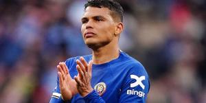 Thiago Silva 'agrees to sign for new club' after 'receiving offers from THREE London teams' following his decision to leave Chelsea at the end of the season 