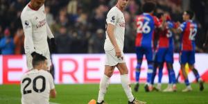 Erik ten Hag can't ignore his dossier of disasters after Man United's humiliation at Crystal Palace, where his team were run ragged, writes CHRIS WHEELER... Casemiro and Eriksen should be first out the door