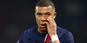Kylian Mbappe is handed a TWO out of ten in L'Equipe's brutal ratings as they savage his 'nightmare' display after PSG crashed out of the Champions League against Dortmund... with FOUR players given a three