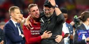 Liverpool fans question why Jordan Henderson was MISSING in video of former and current stars paying tribute to Jurgen Klopp... despite captaining the Reds for eight years during the German's stint at Anfield