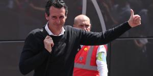 Unai Emery names 21-year-old son on the Aston Villa bench for their final Premier League game of the season against Crystal Palace