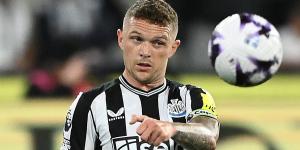 Eddie Howe reveals why Kieran Trippier went off early and sparked England injury scare with an ice pack on his ankle in Tottenham's post-season friendly against Newcastle